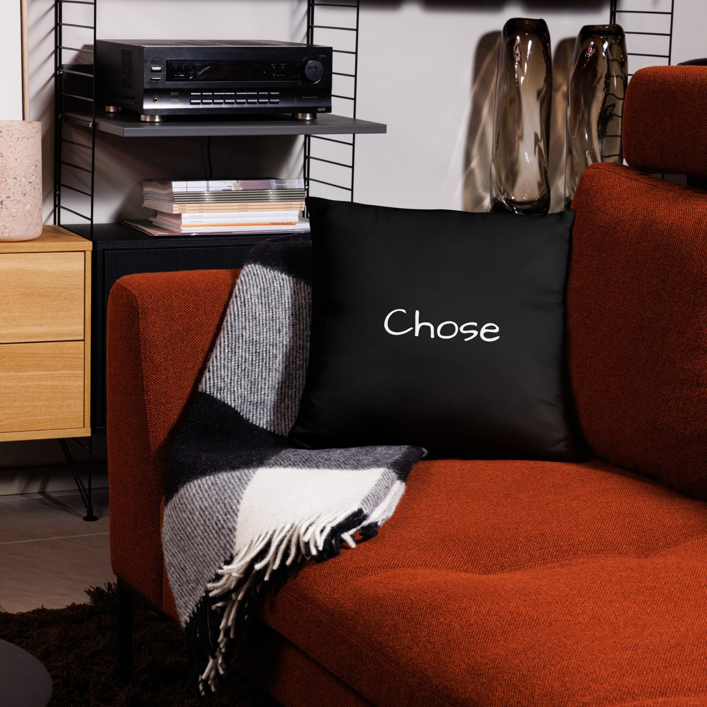 Novelty Graphic Pillow - Chose