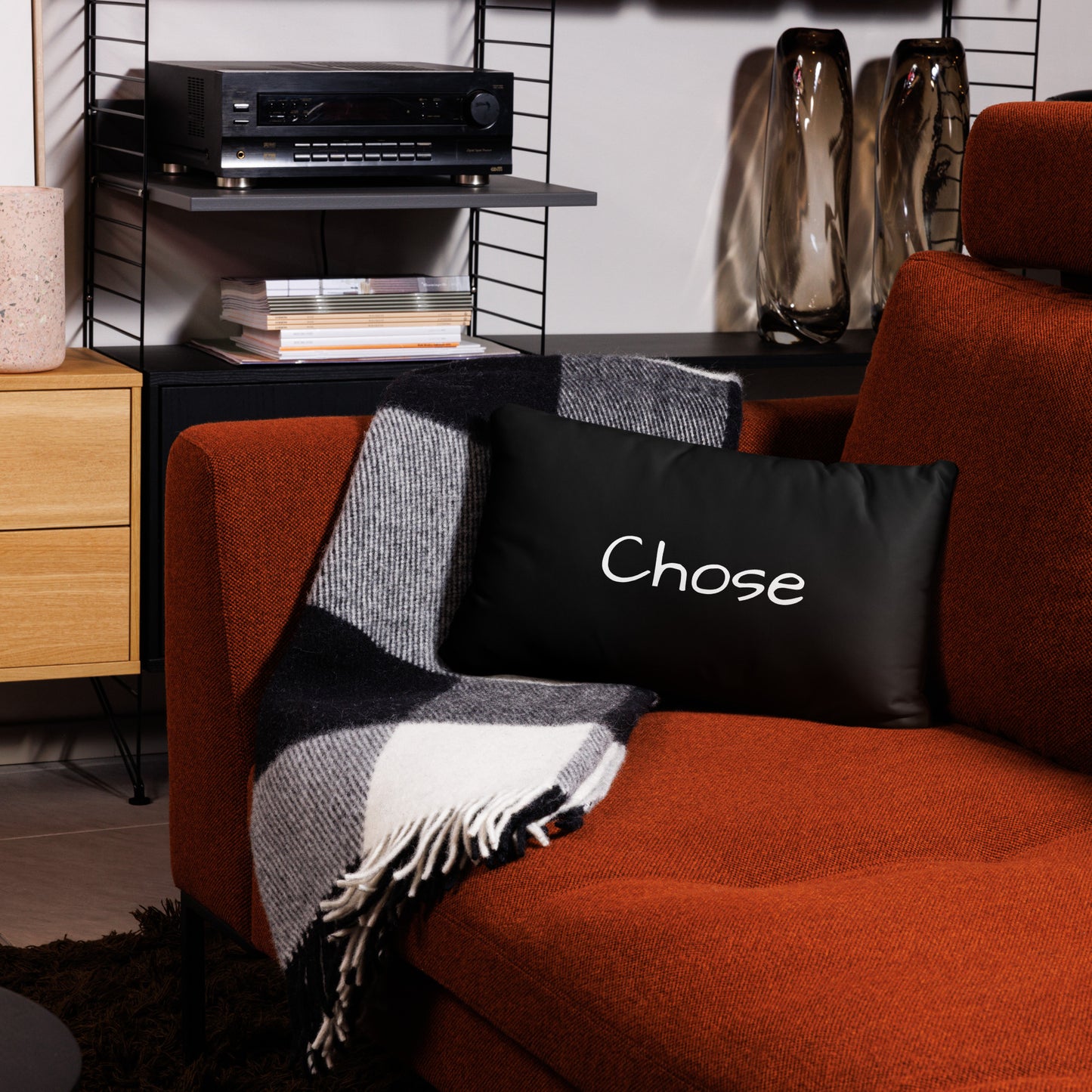 Novelty Graphic Pillow - Chose