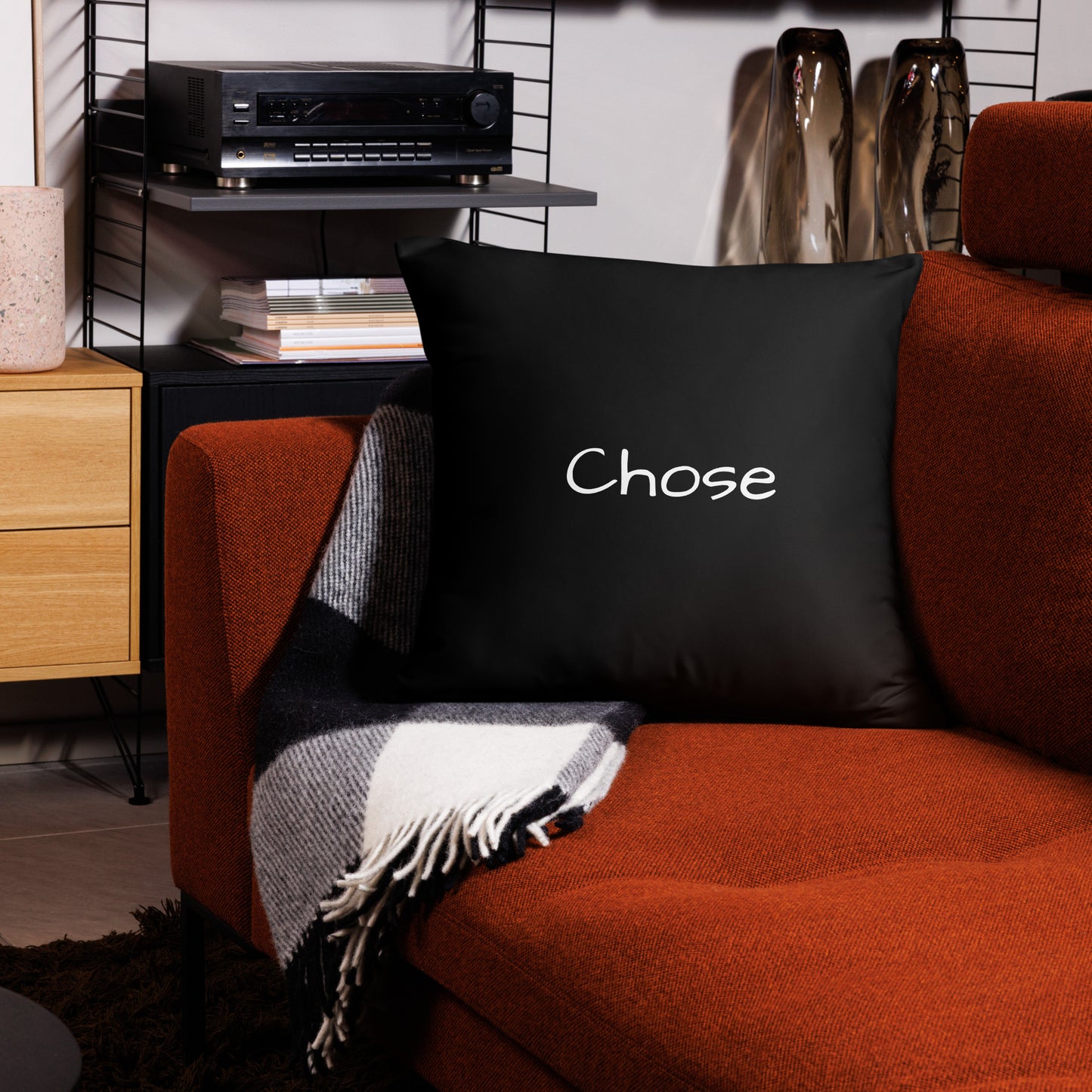 Novelty Graphic Pillow - Chose