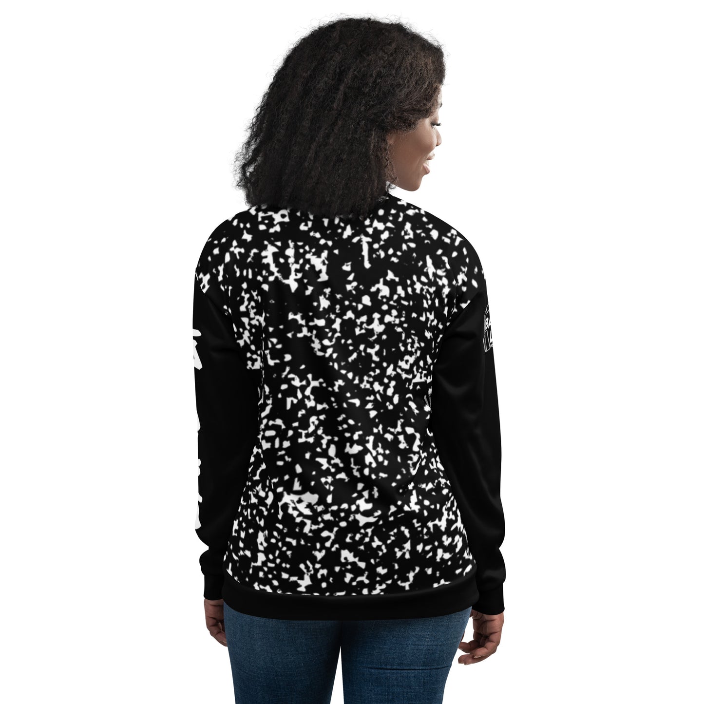 Novelty Graphic Bomber Jacket - Composition Book of Rhymes