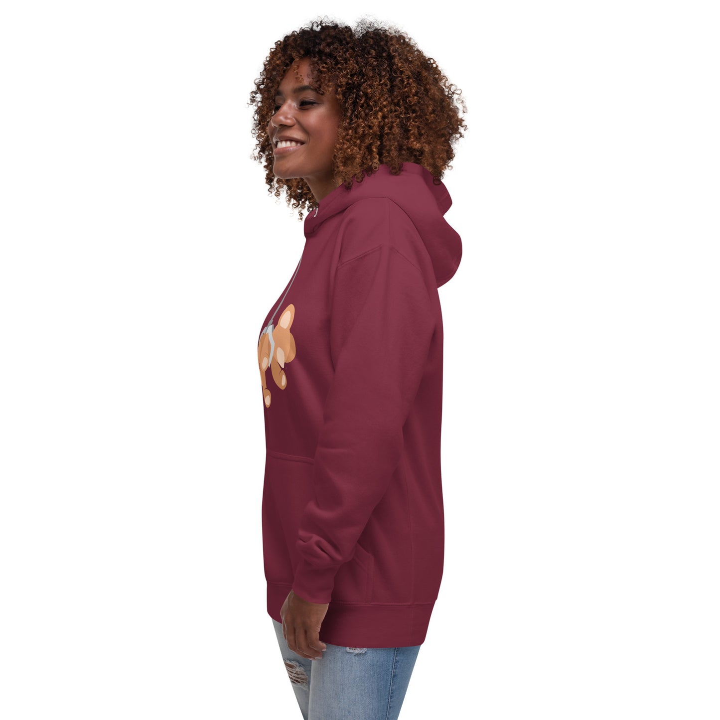 Novelty Graphic Hoodie - Chose