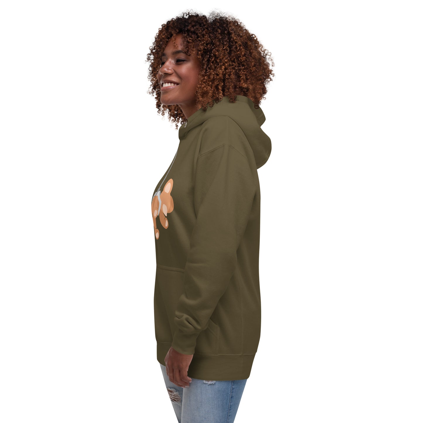 Novelty Graphic Hoodie - Chose