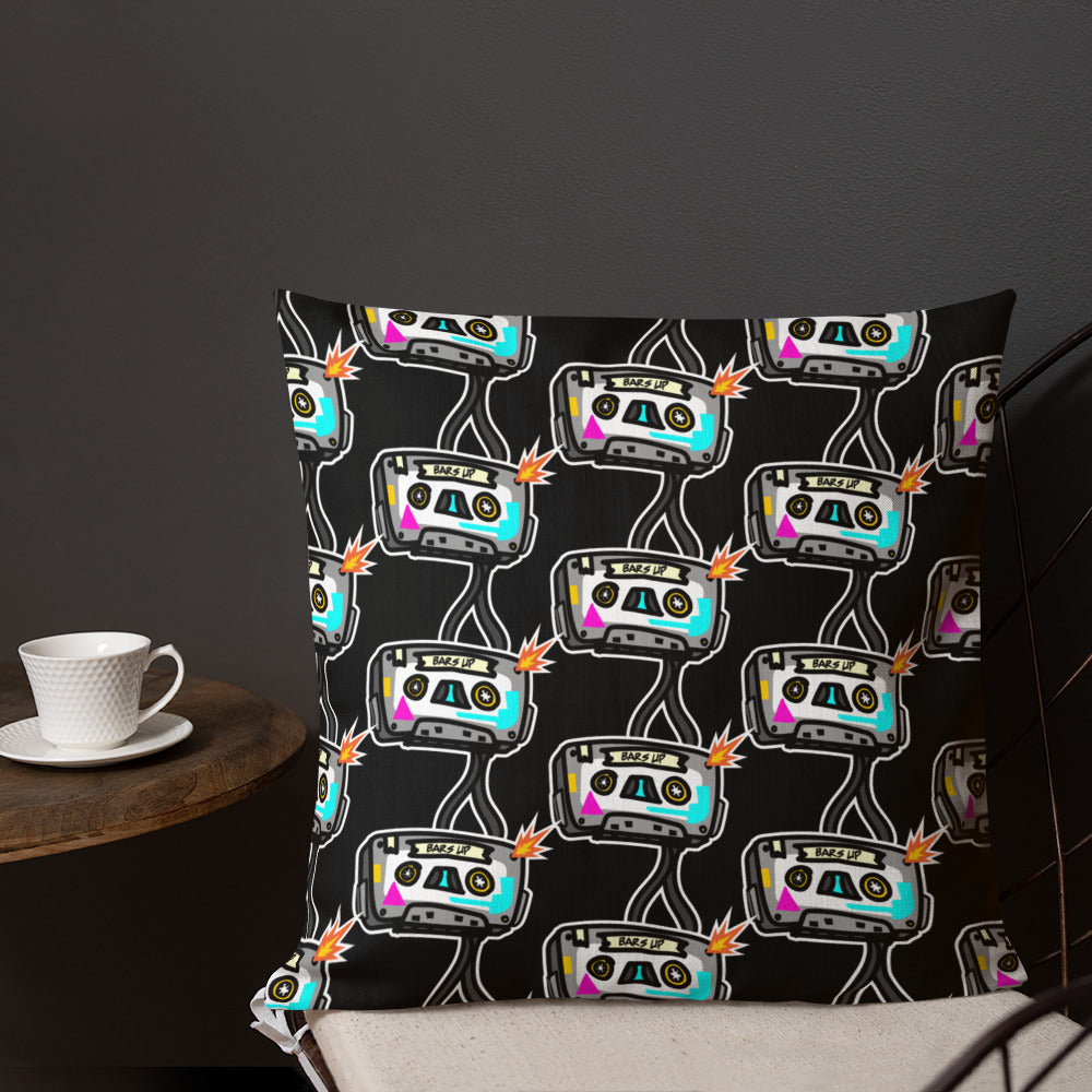 BARS UP - TILL THE TAPE POP - Premium Pillow