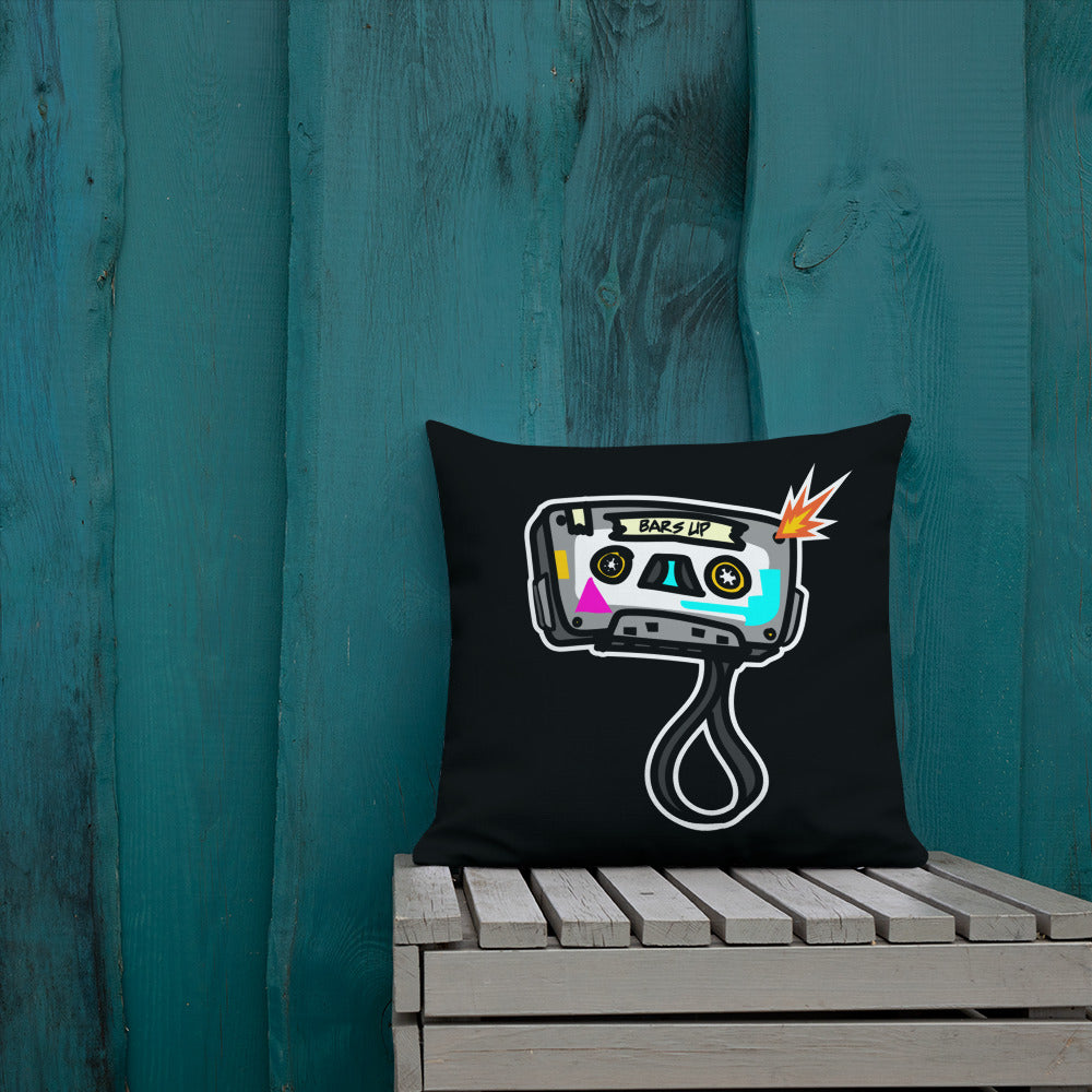 BARS UP - TILL THE TAPE POP - Premium Pillow