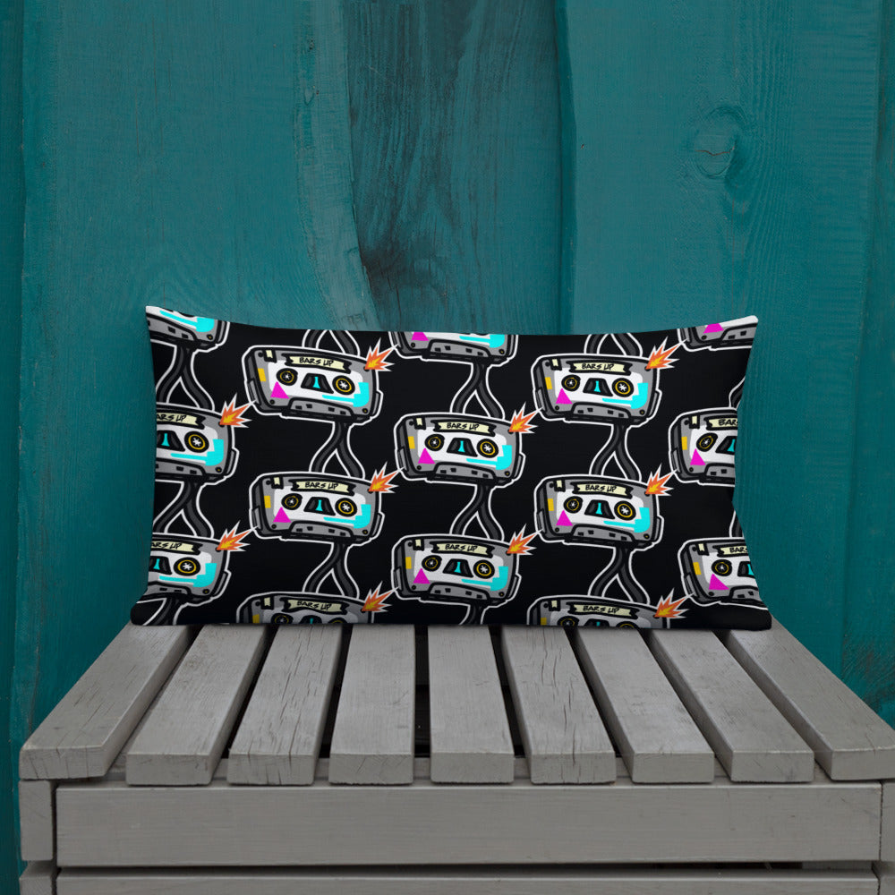 BARS UP - TILL THE TAPE POP - Premium Pillow
