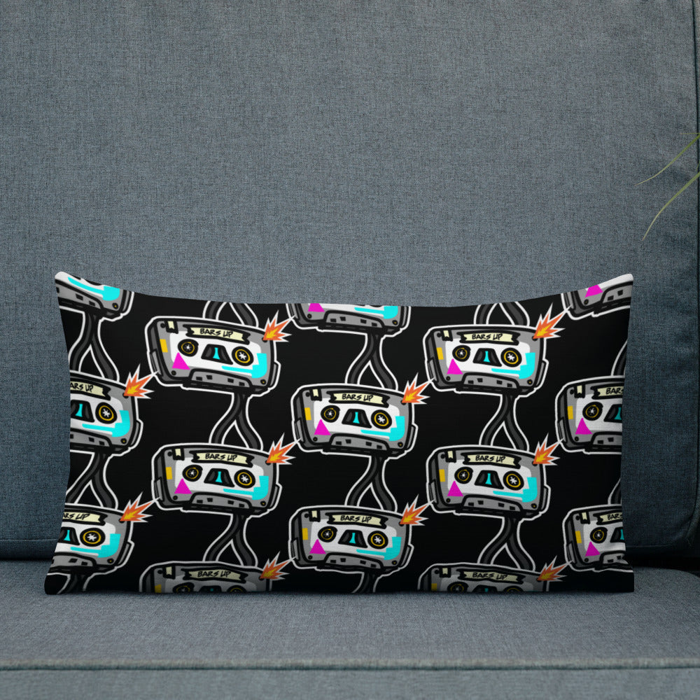 BARS UP - TILL THE TAPE POP - Premium Pillow