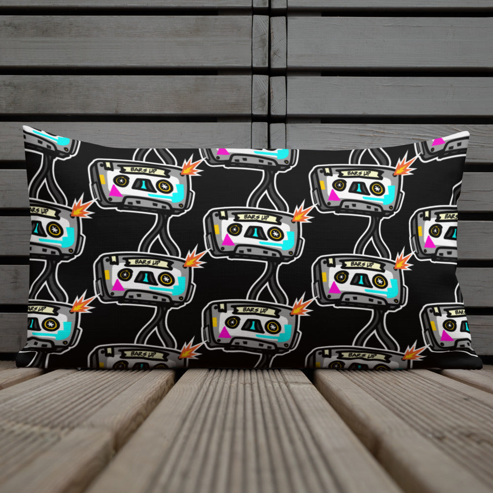 BARS UP - TILL THE TAPE POP - Premium Pillow
