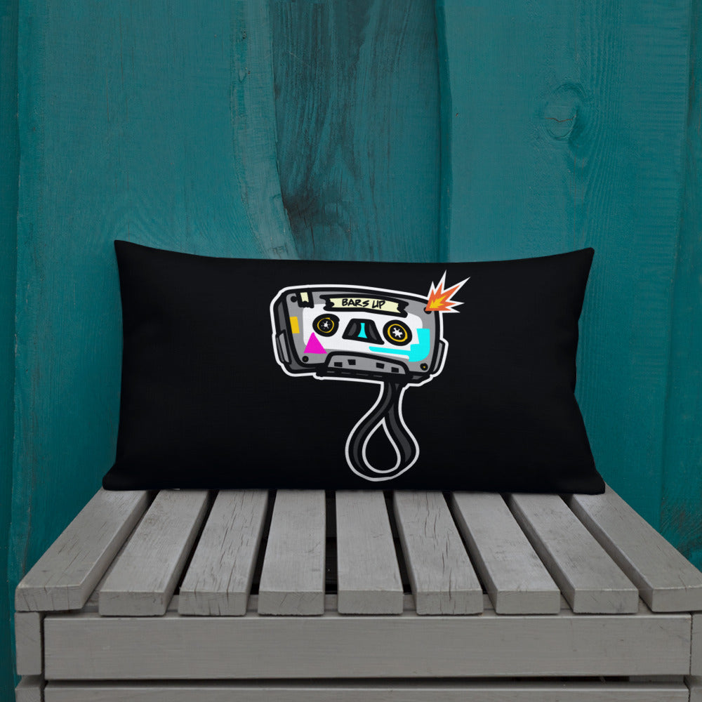 BARS UP - TILL THE TAPE POP - Premium Pillow