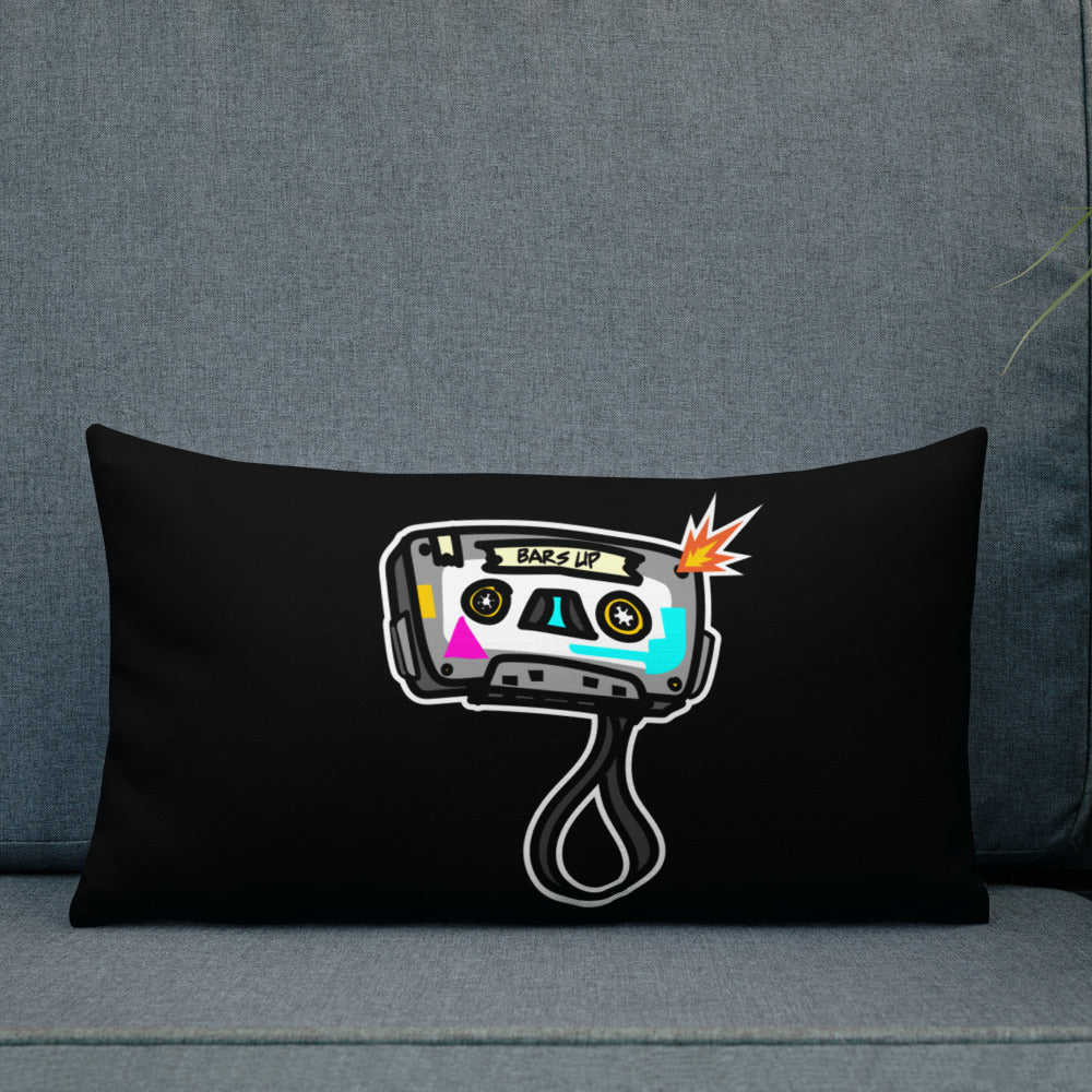 BARS UP - TILL THE TAPE POP - Premium Pillow