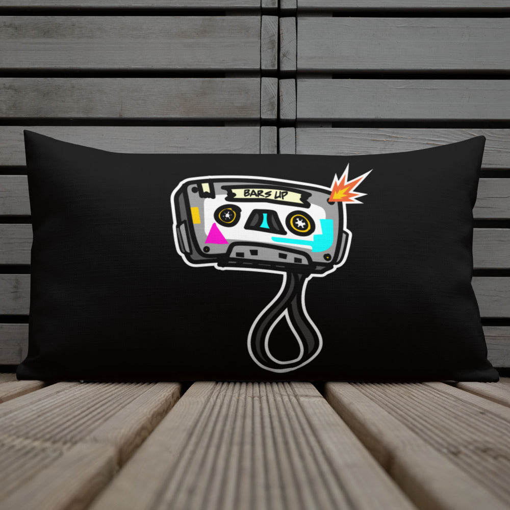 BARS UP - TILL THE TAPE POP - Premium Pillow