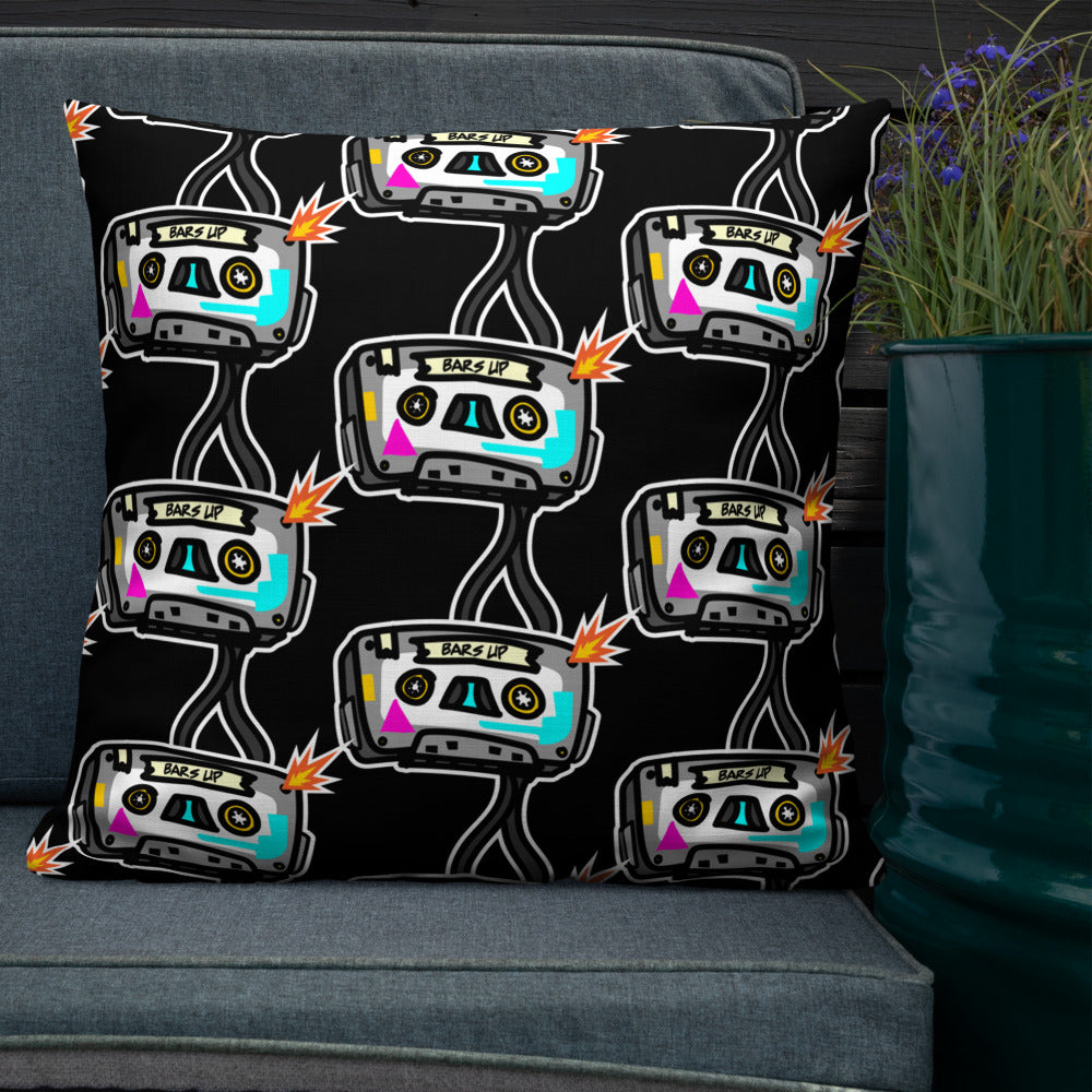 BARS UP - TILL THE TAPE POP - Premium Pillow
