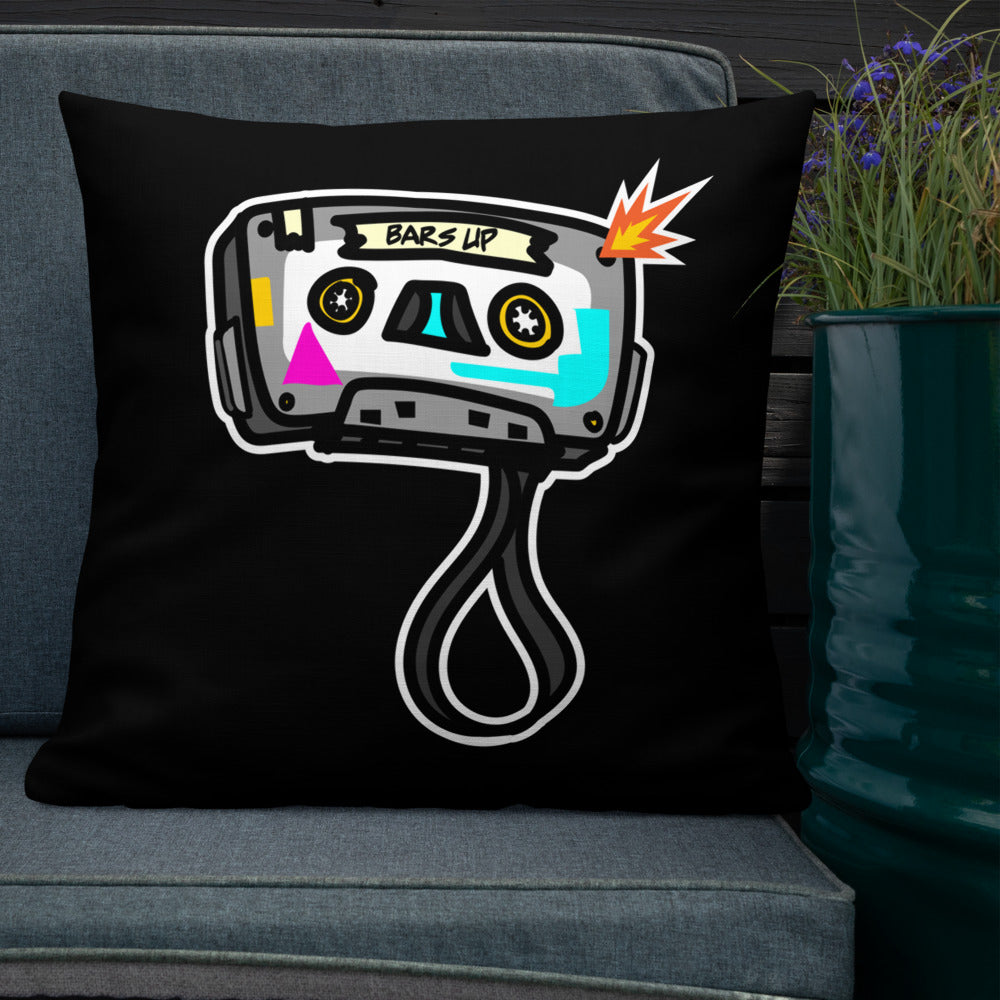 BARS UP - TILL THE TAPE POP - Premium Pillow