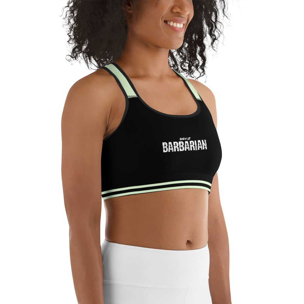 Women's Medium Support Racerback Sports Bra - BARBARIAN