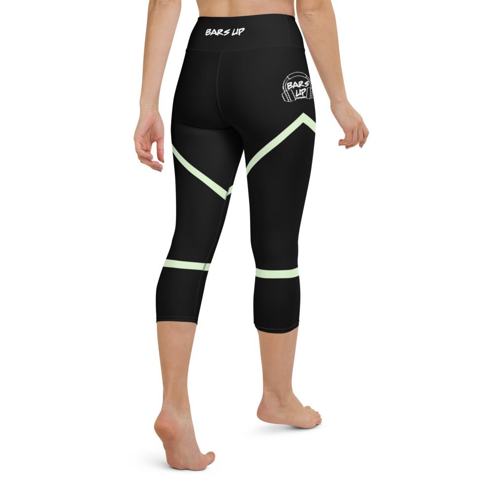 Womens Capri Leggings Casual Graphic Yoga Pants - BARBARIAN