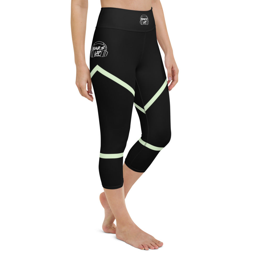 Womens Capri Leggings Casual Graphic Yoga Pants - BARBARIAN