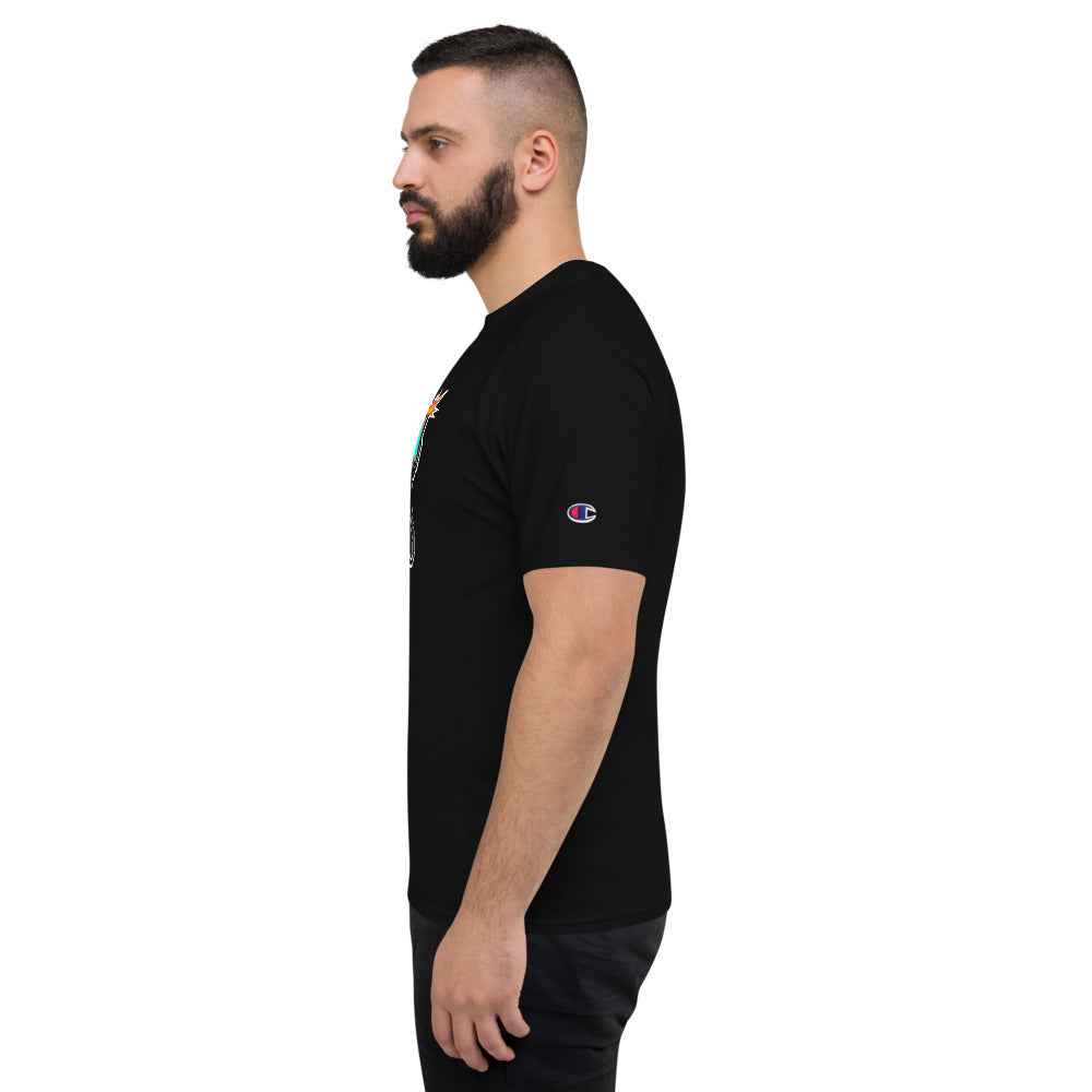 BARS UP - TILL THE TAPE POP - Men's Champion T-Shirt