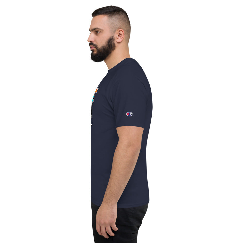 BARS UP - TILL THE TAPE POP - Men's Champion T-Shirt