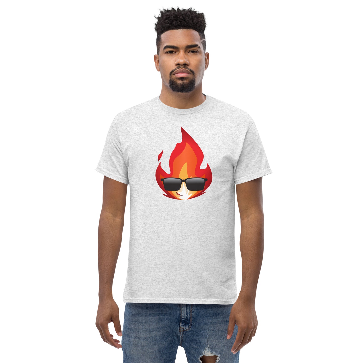 Men's Novelty T Shirts Graphic - Cool Fire