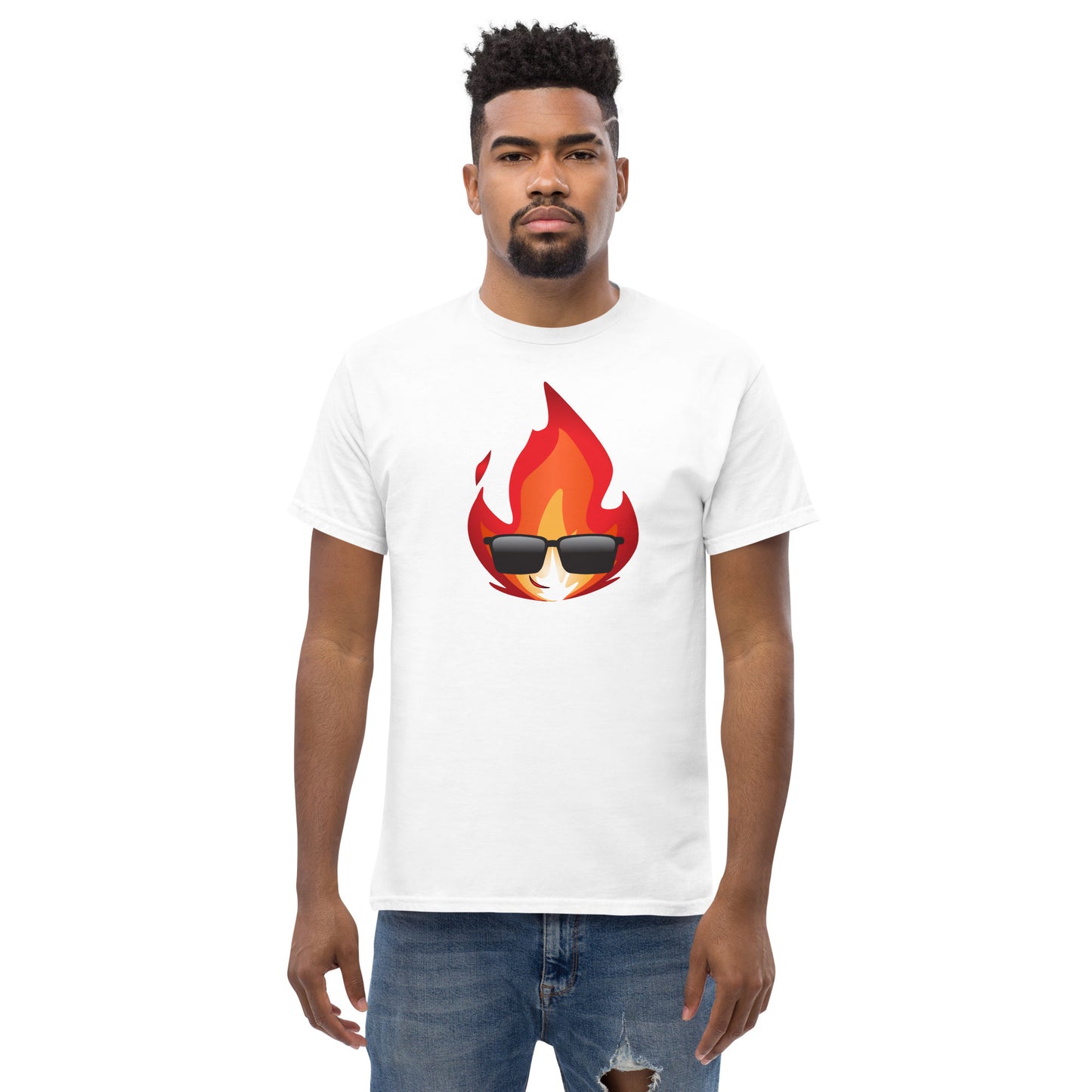 Men's Novelty T Shirts Graphic - Cool Fire
