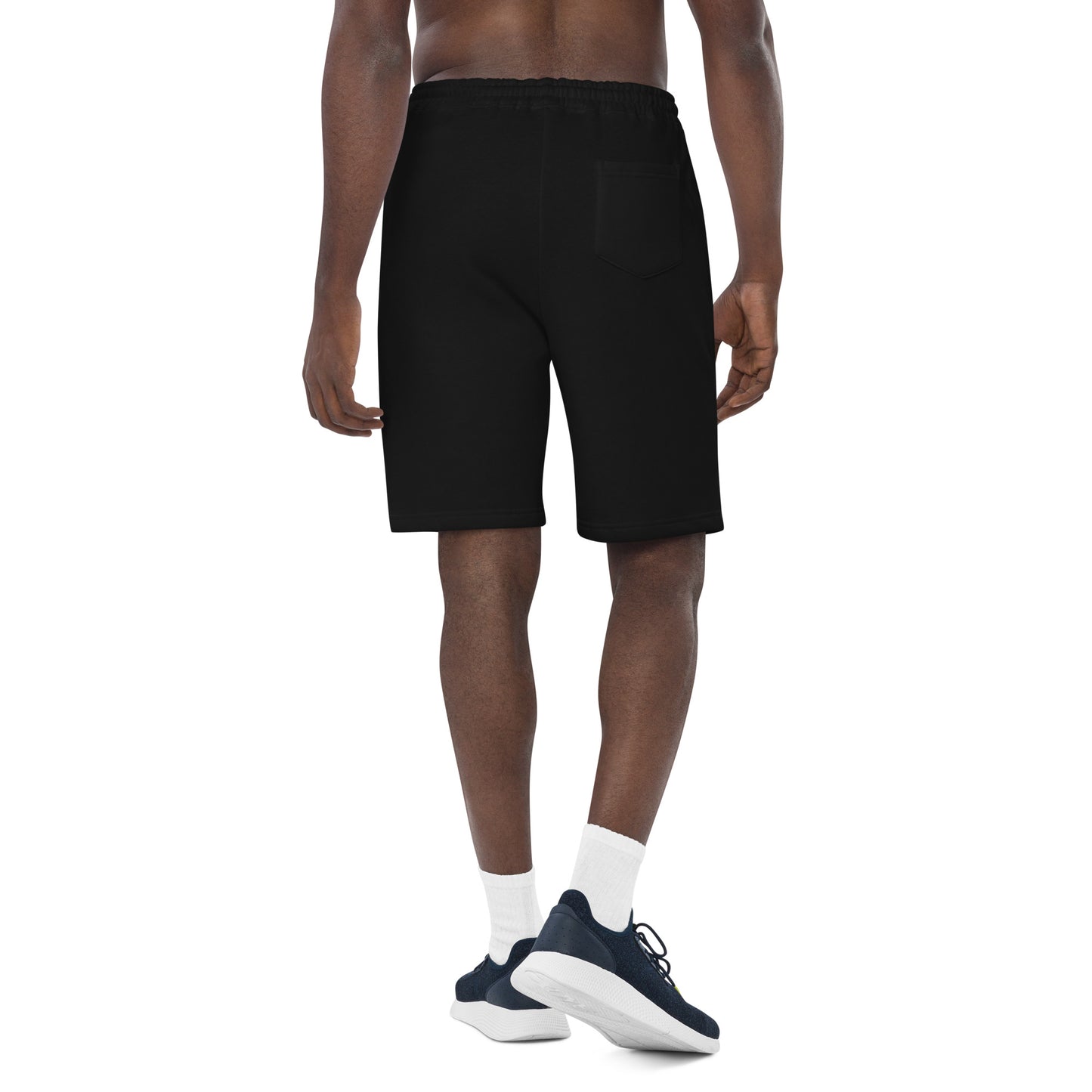Men's Graphic Novelty Fleece Shorts - Cool Fire