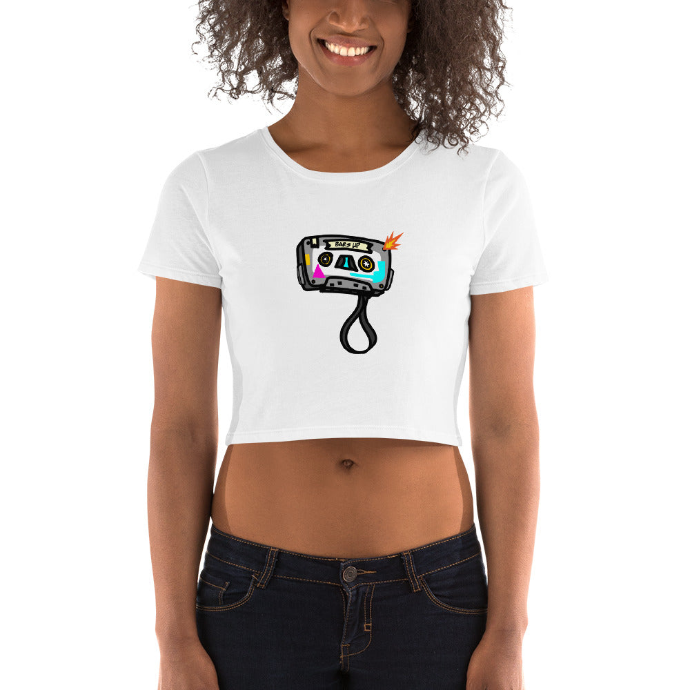 BARS UP -TILL THE TAPE POP - Women’s Crop Tee