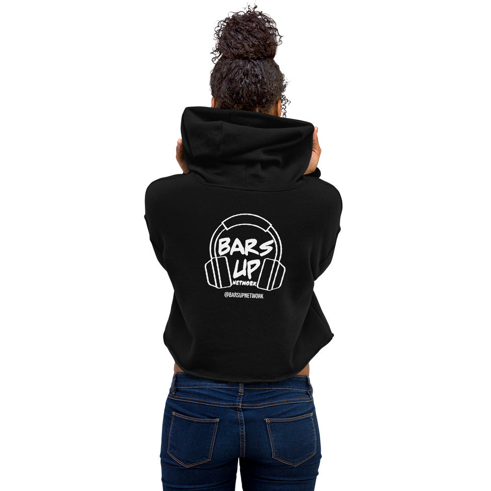 Women's Crop Top Hoodie Long Sleeve Casual Graphic Sweatshirt - BARSUP