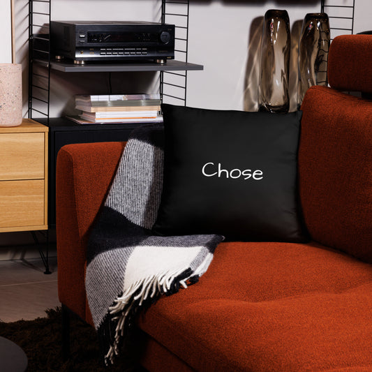 Novelty Graphic Pillow - Chose