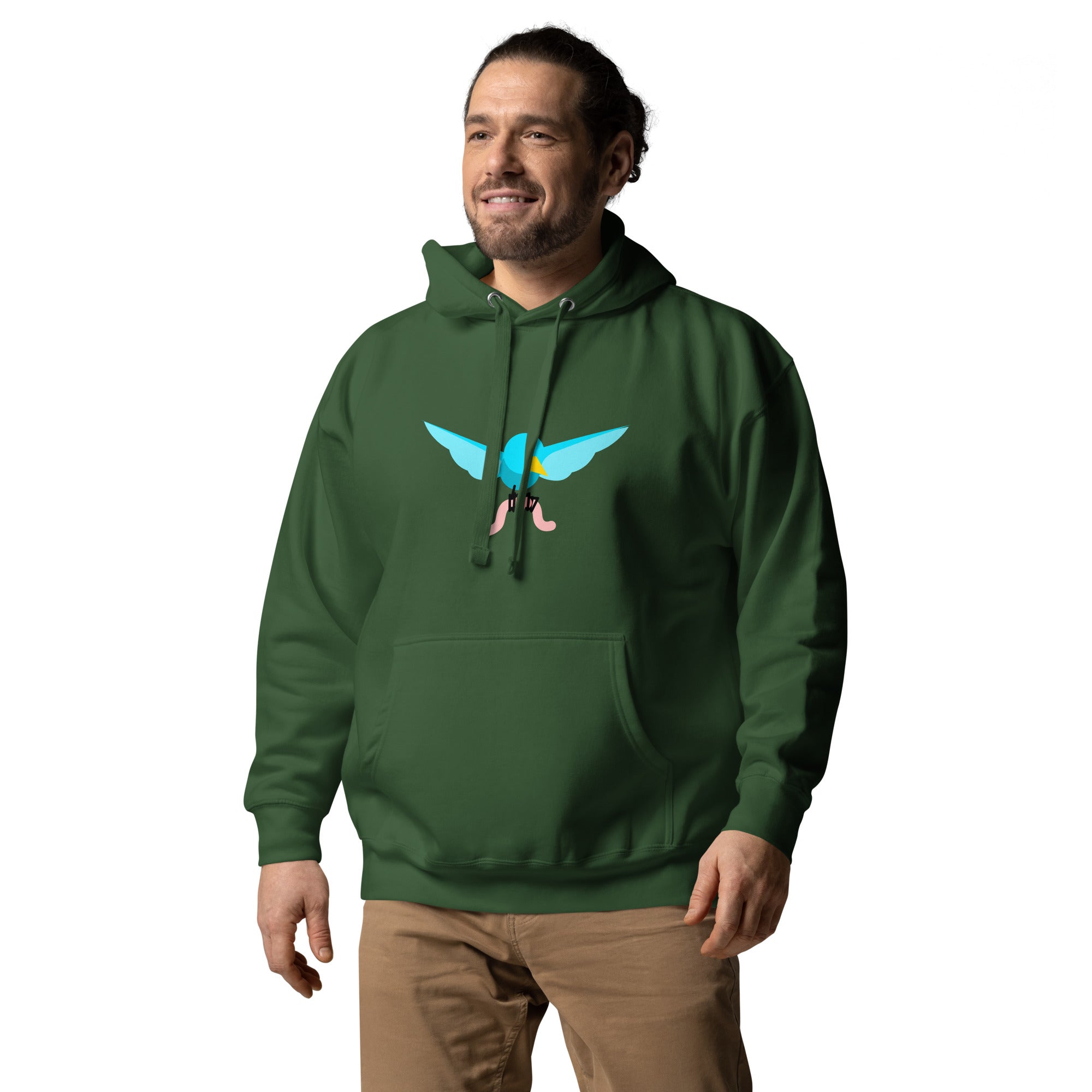 Graphic Novelty Hoodie - Early Bird