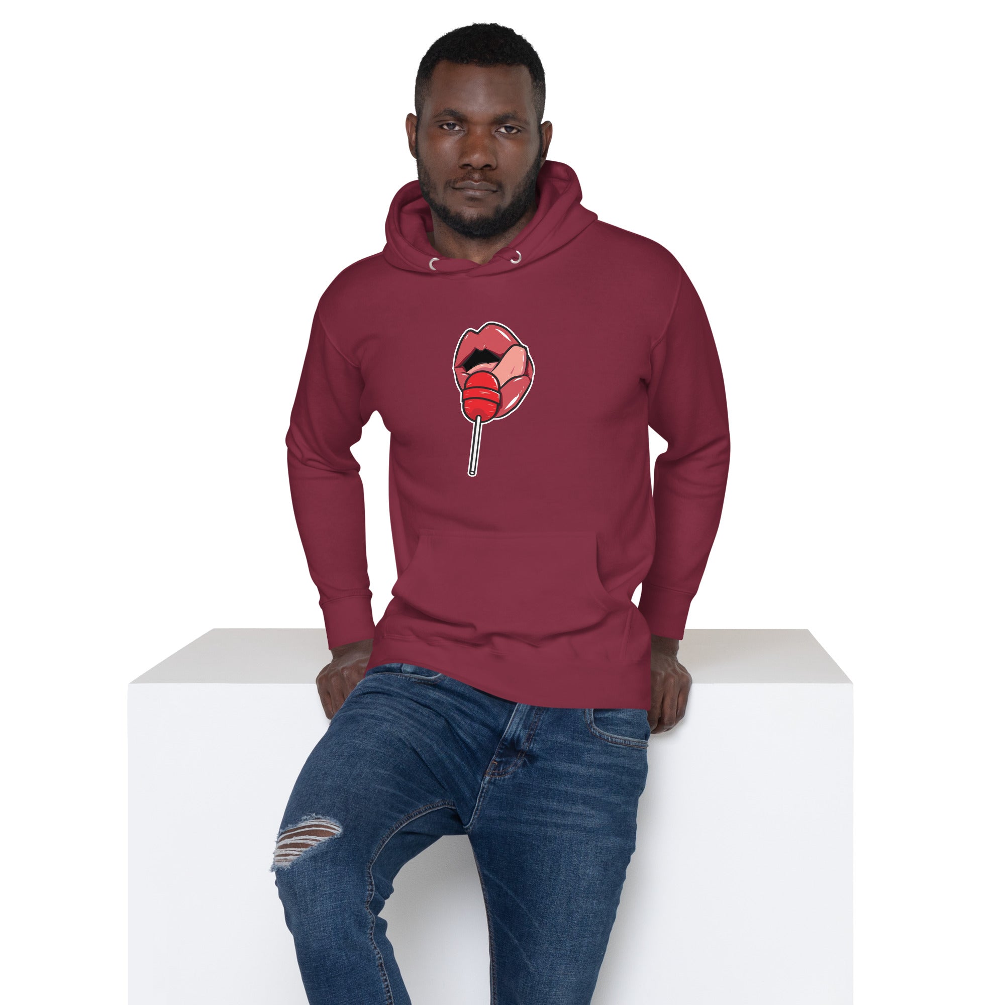 Graphic Novelty Hoodie - Like a Lollipop