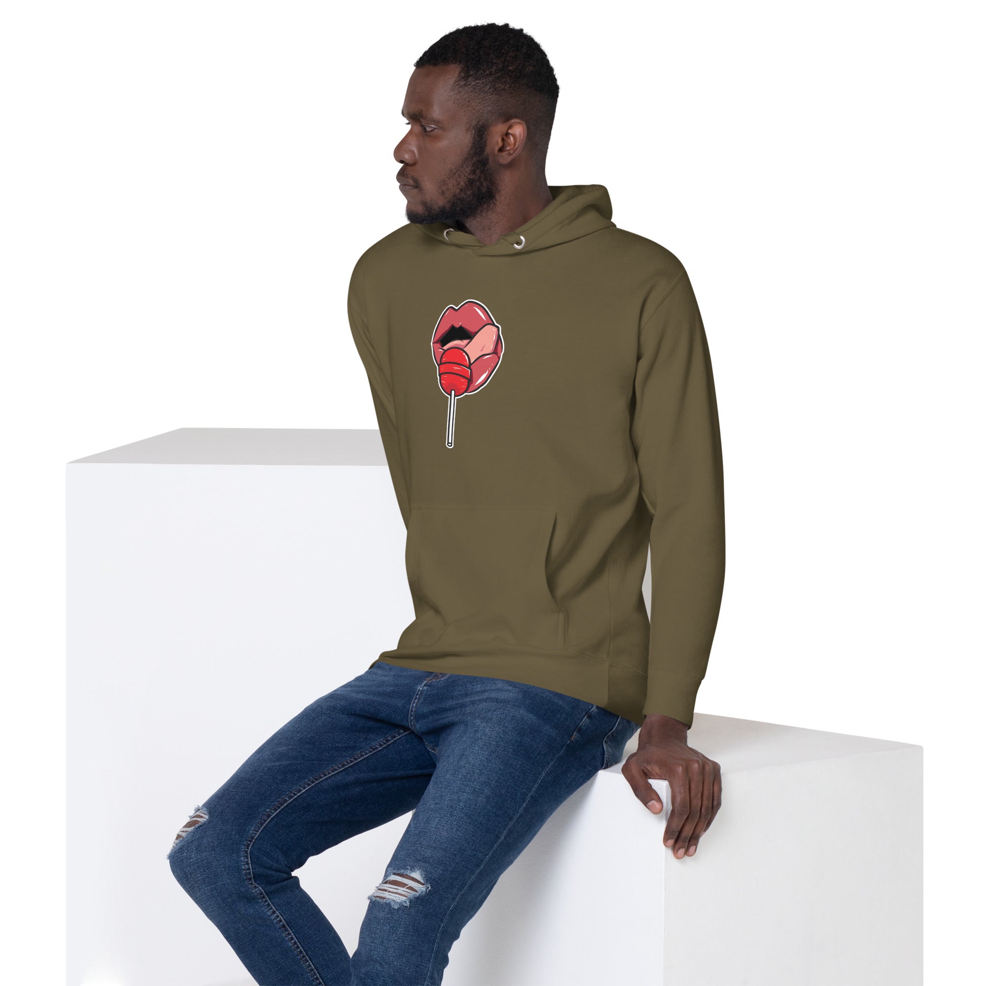 Graphic Novelty Hoodie - Like a Lollipop