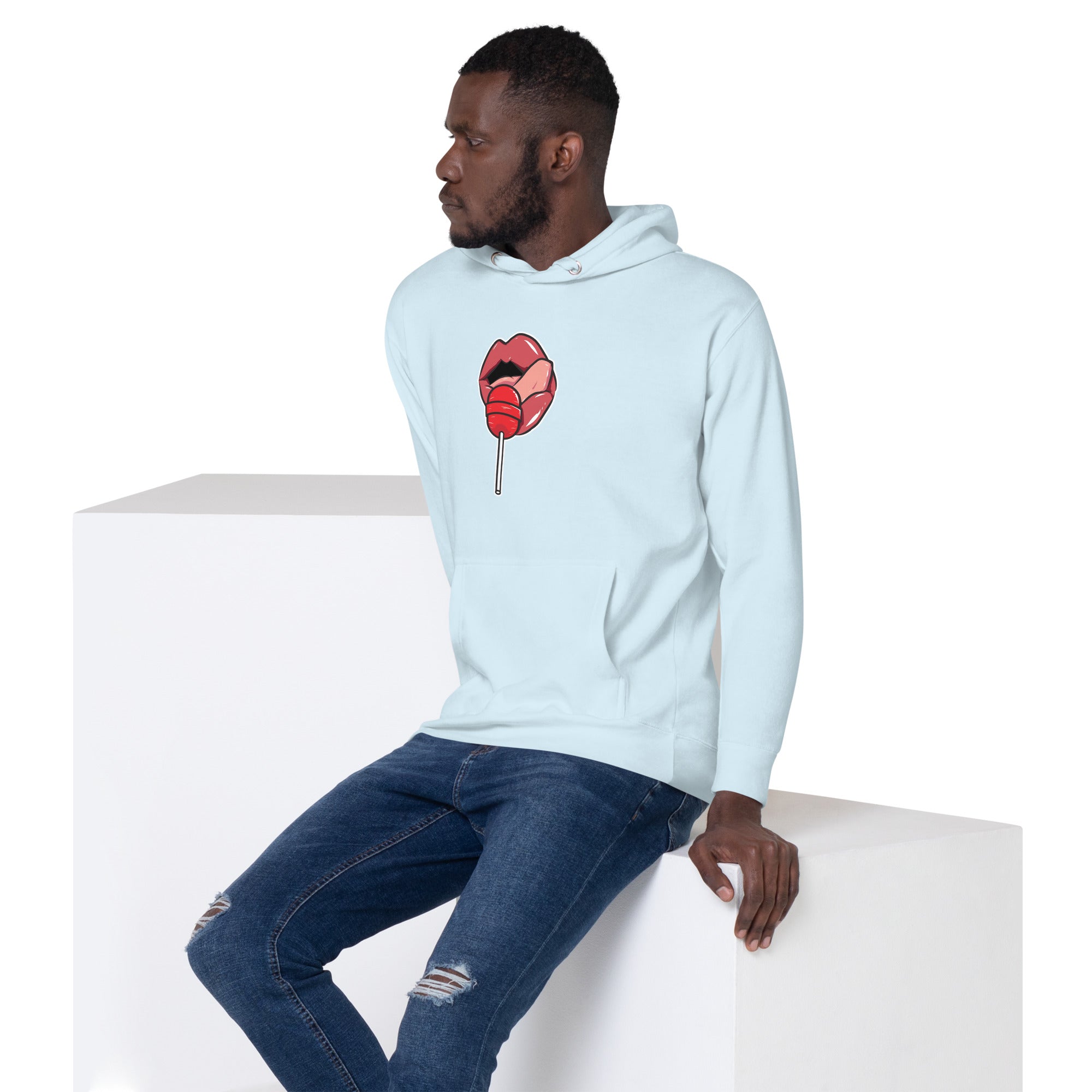 Graphic Novelty Hoodie - Like a Lollipop