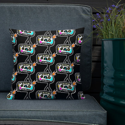 BARS UP - TILL THE TAPE POP - Premium Pillow
