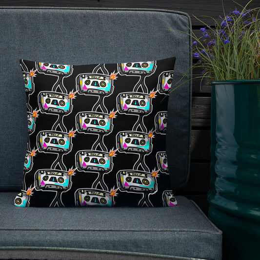 BARS UP - TILL THE TAPE POP - Premium Pillow