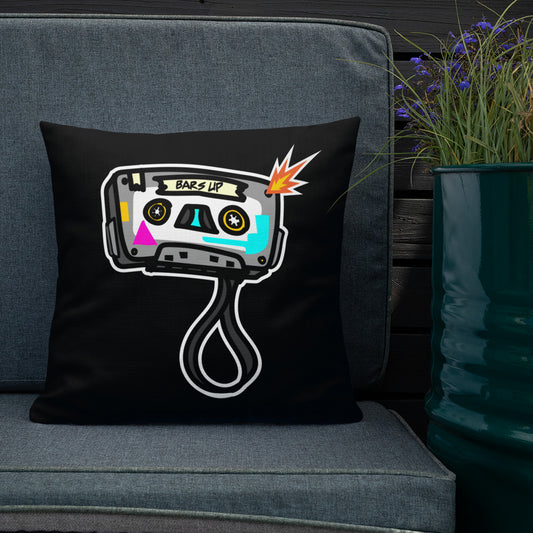 BARS UP - TILL THE TAPE POP - Premium Pillow