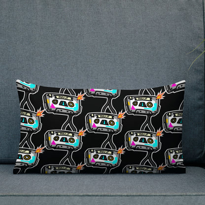 BARS UP - TILL THE TAPE POP - Premium Pillow