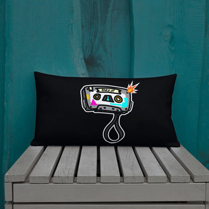 BARS UP - TILL THE TAPE POP - Premium Pillow