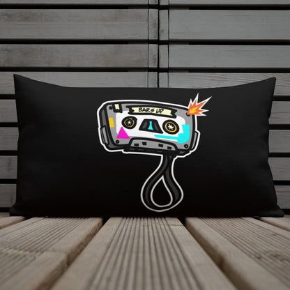 BARS UP - TILL THE TAPE POP - Premium Pillow