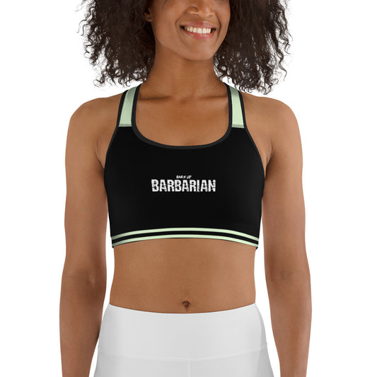 Women's Medium Support Racerback Sports Bra - BARBARIAN