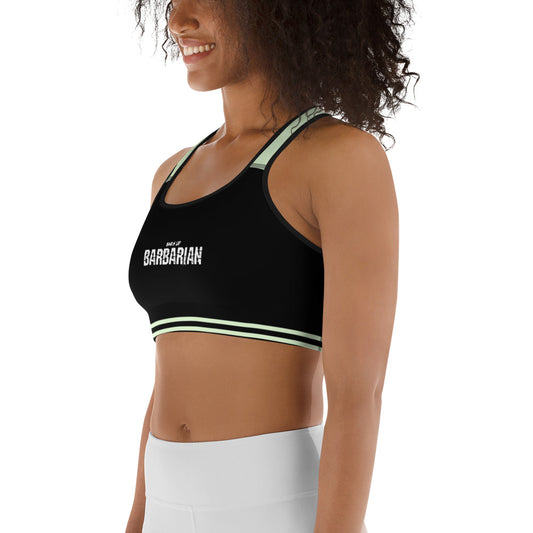 Women's Medium Support Racerback Sports Bra - BARBARIAN