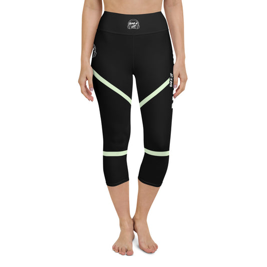 Womens Capri Leggings Casual Graphic Yoga Pants  -  BARBARIAN