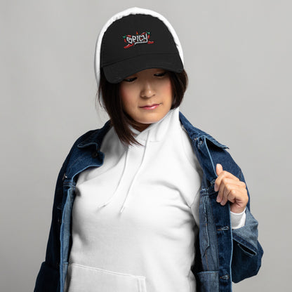 BARS UP - SPICY - Distressed Dad Hat