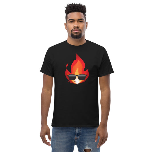 Men's Novelty T Shirts Graphic - Cool Fire