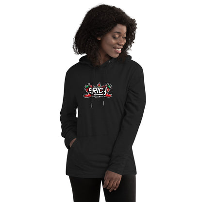 Women's Lightweight Hoodie Long Sleeve Casual Graphic Sweatshirt - SPICY