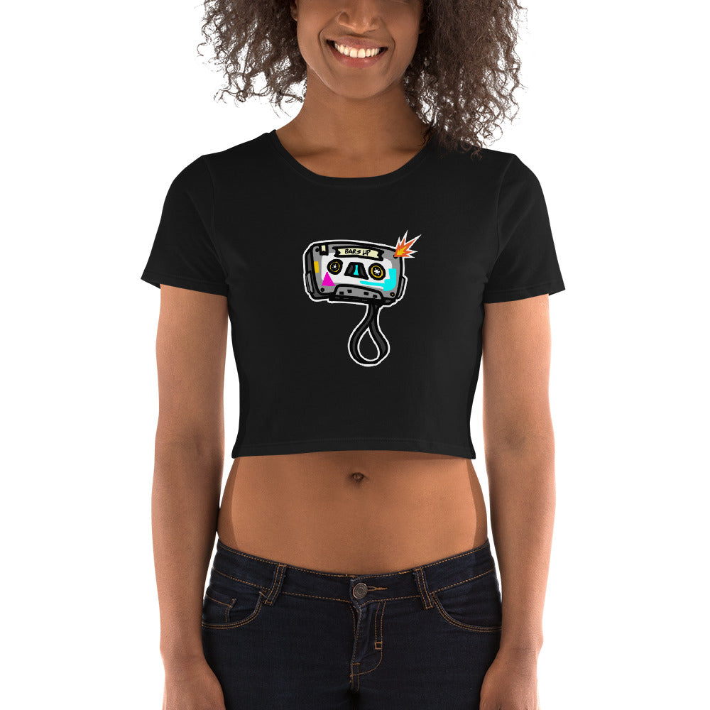 BARS UP -TILL THE TAPE POP - Women’s Crop Tee