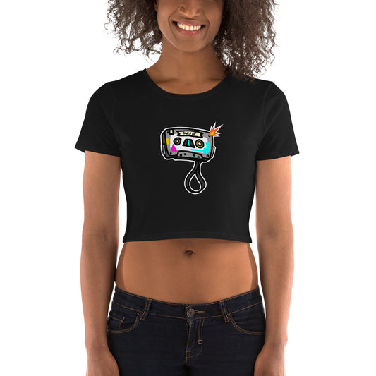 BARS UP -TILL THE TAPE POP - Women’s Crop Tee
