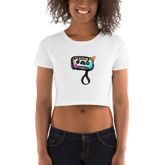BARS UP -TILL THE TAPE POP - Women’s Crop Tee