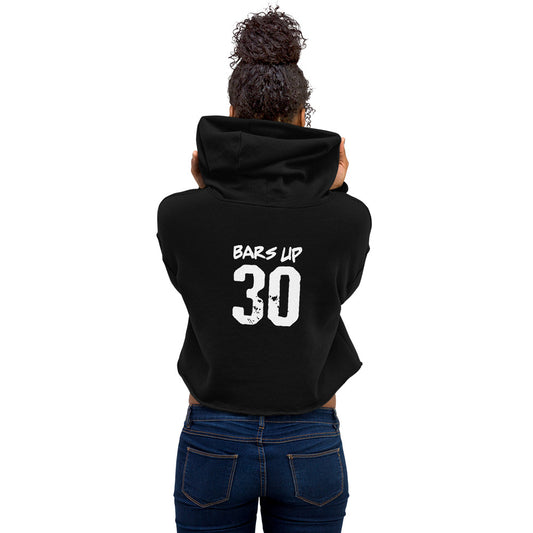 Women's Crop Top Hoodie Long Sleeve Casual Graphic Sweatshirt - BARBARIAN